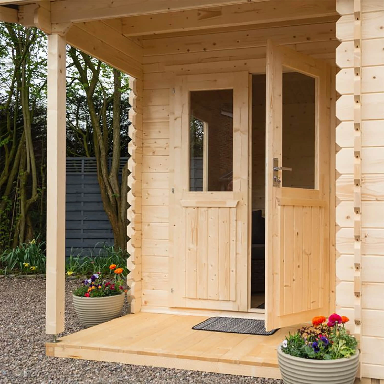 Rowlinson Garden Office In A Natural Finish - Image 2