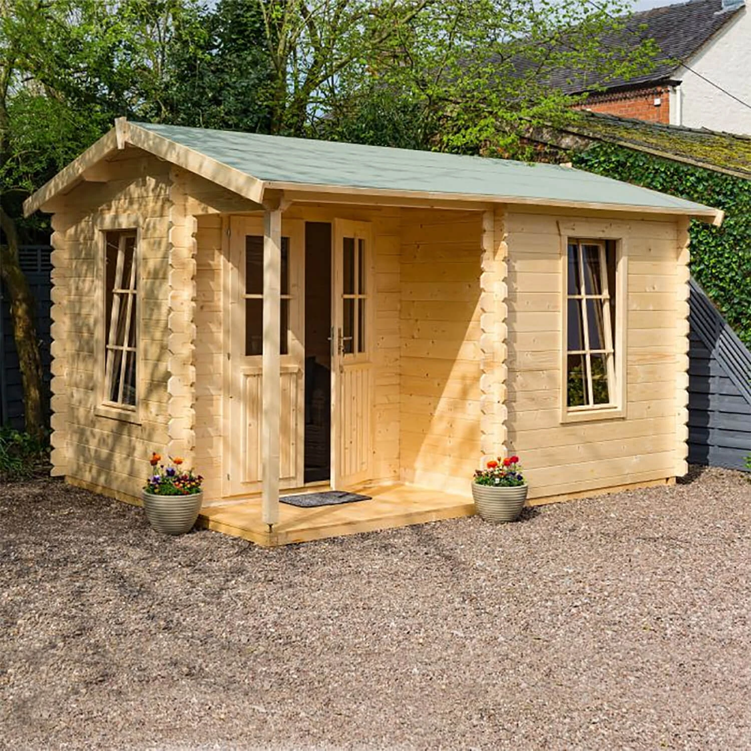 Rowlinson Garden Office In A Natural Finish