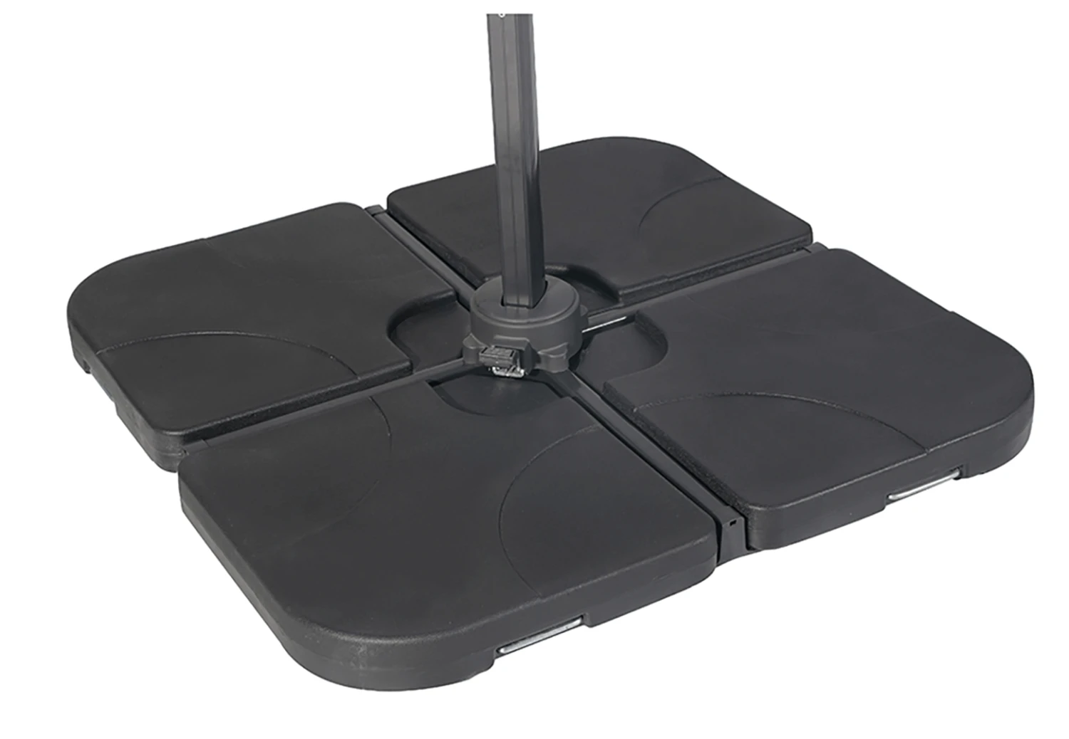 Norfolk Leisure Royce 100kg Four Part Parasol Base - Black