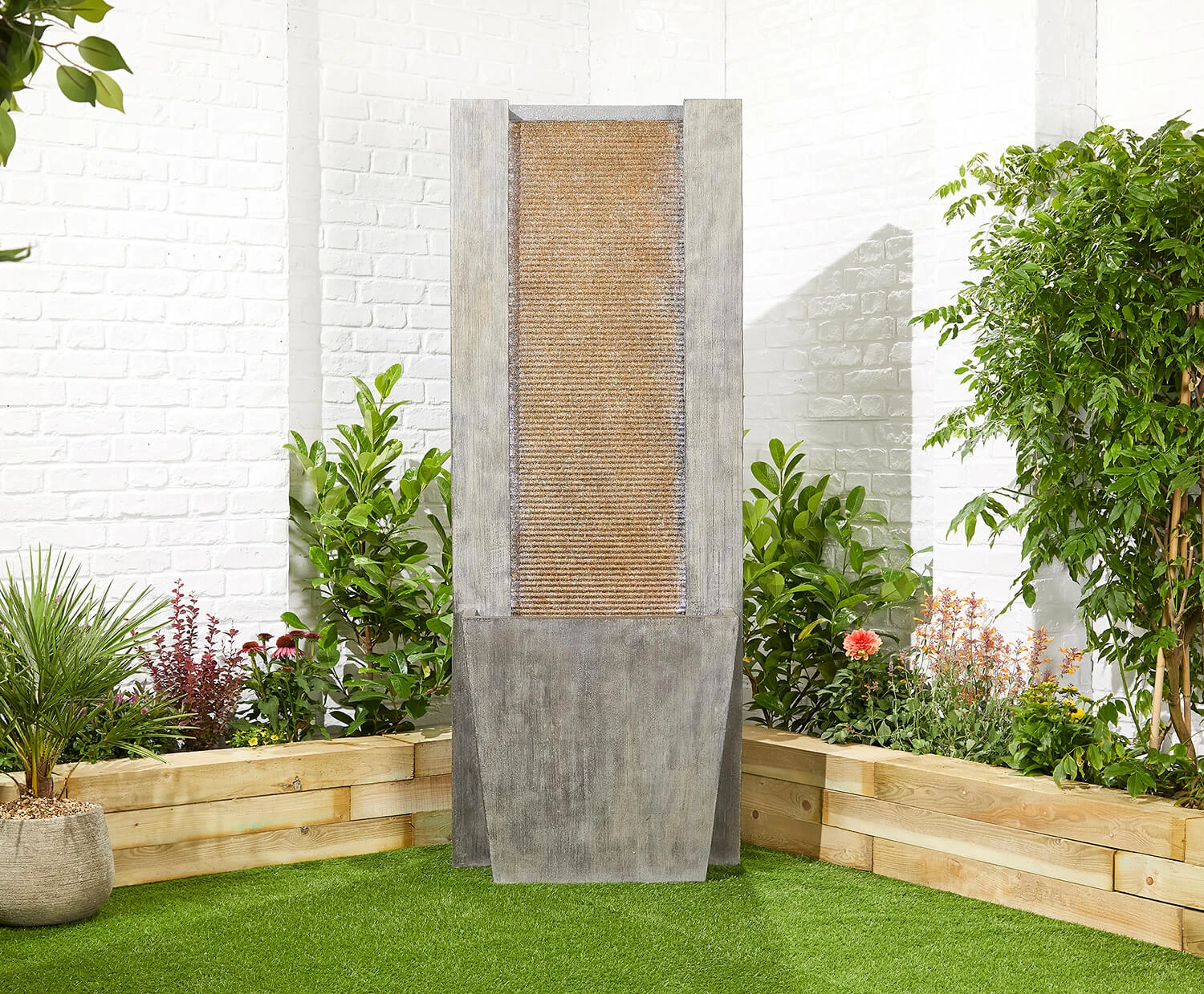 Titan Falls Including LED Easy Fountain Garden Water Feature