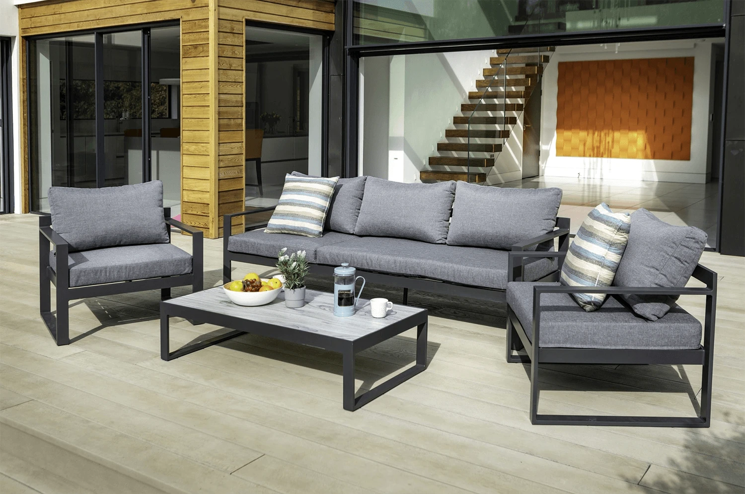 Hartman Vienna Lounge Sofa Set With Integrated Lounger - Image 4
