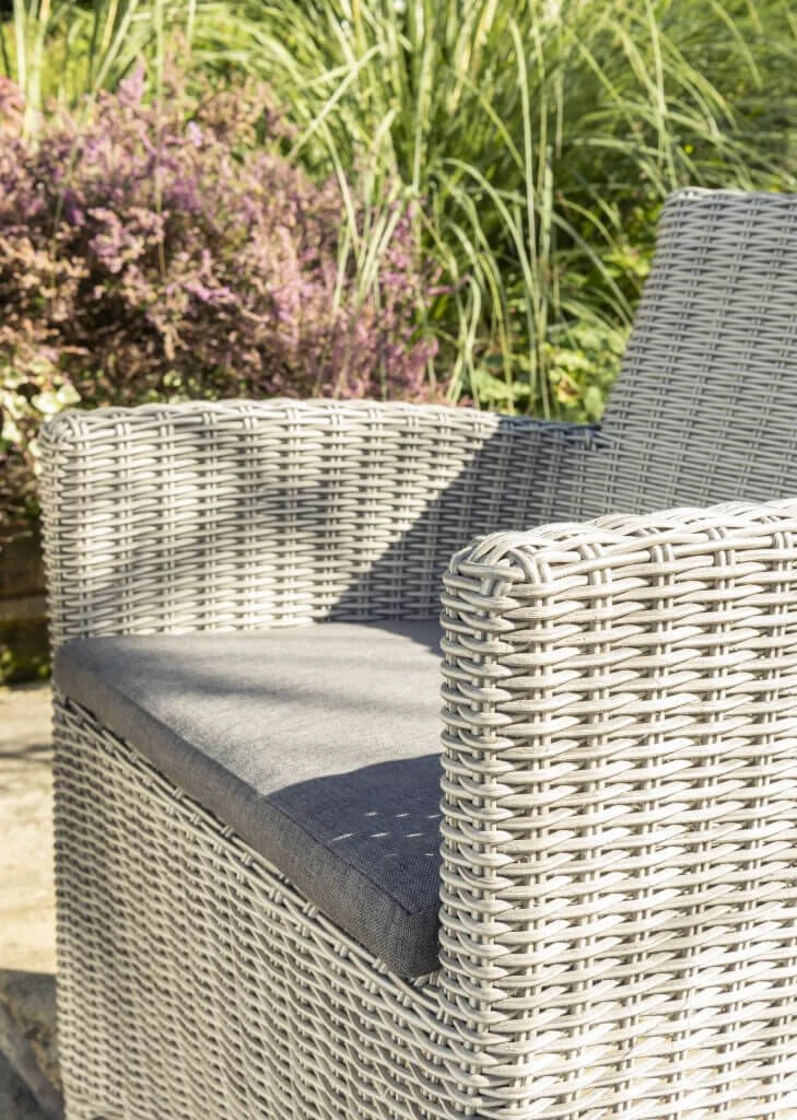 Kettler Palma Bistro Set In White Wash - Image 3