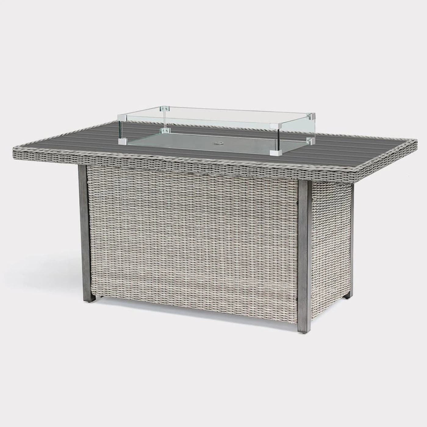 Kettler Palma Right Hand Corner Sofa With Fire Pit - Whitewash - Image 4