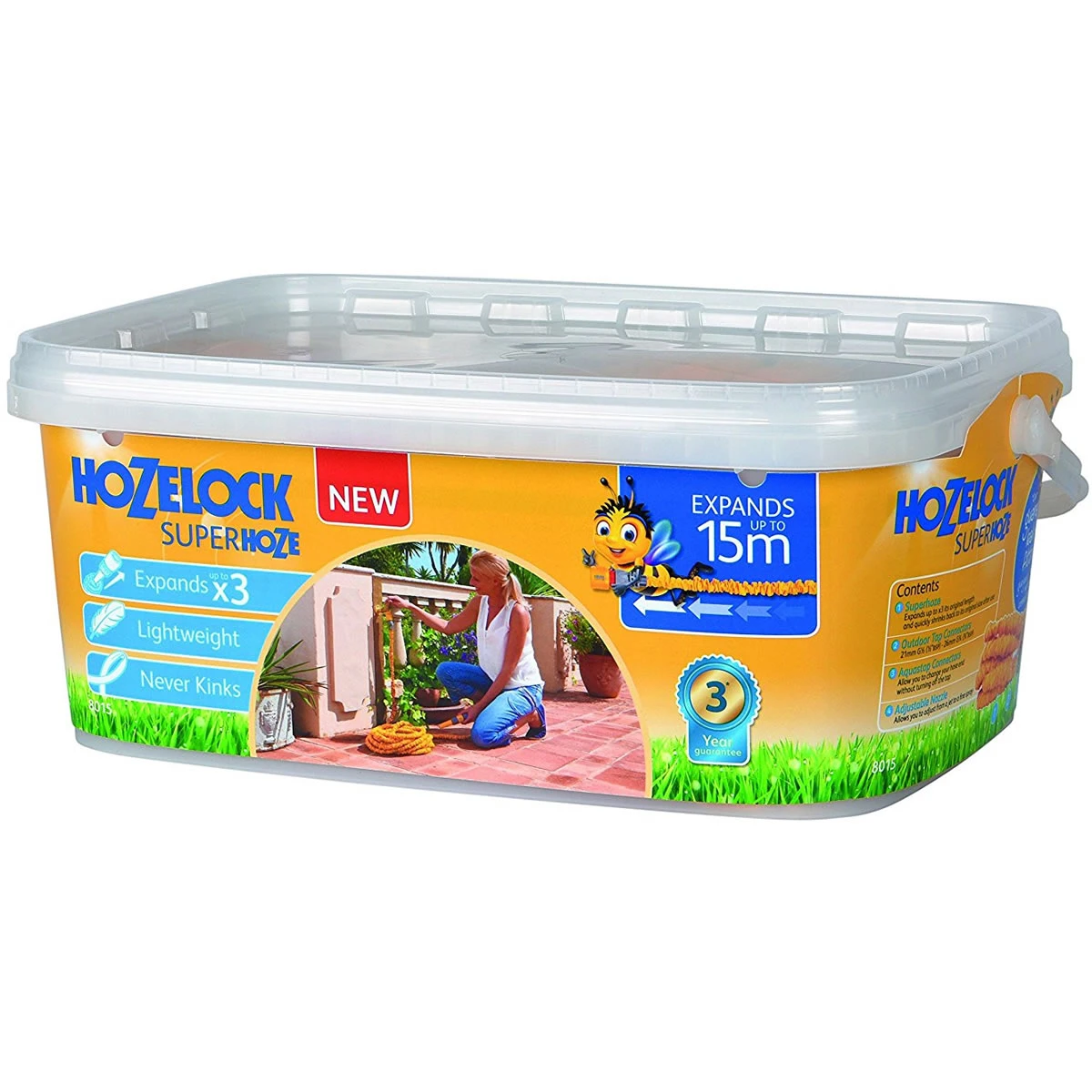 Hozelock Superhoze Expandable Garden Hose - 30m - 8230 - Image 2